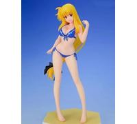 Lyrical Nanoha Fate Testarossa Harlaown Kinoshita Ringo Nakazawa Minori Costume da bagno Ver. Action Figure Statuina 10-20 cm (A)