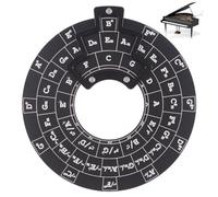 Lyricalist Circolo delle quinte Ruota,Circolo delle quinte,Strumenti per l'apprendimento della Chitarra | Strumento per accordi di Melodia Musicale per Musicisti, cantautori, Principianti, Adulti,