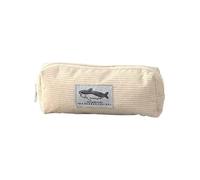 Lyricalist Corduroy Pencil Case Pouch - Aesthetic Pen Case, Corduroy Pencil Pouch, Shark Pattern Cosmetic Bag, Corduroy Pencil Bag, Makeup Pouch, School Supplies for Girls Boys Kids