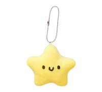 Lyricalist Cute Keychain for Girls - Cute Star Keychains Doll Pendant Charm, Squeaky Star Keychain, Backpack Accessories, Soft Doll with Squeaker for Backpacks, Girls Boys Women