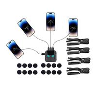 Lyricalist Finger Flicker - Automatic Screen Clicker, Automatic Phone Tapper, Speed Adjustable Screen Tappers, Phone Device Automatic Tapper (1 Clicker + 4 Click Head + 4 Clip + 1 Charging Cable)