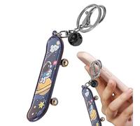 Lyricalist Finger Skateboards - Astronaut Skateboard Keychains, Skateboard Keychain, Car Keychain Fashion Key Ring Keychain Skateboard, for Skate Lover