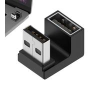 Lyricalist USB Adapter - USB 3.0 Adapter Male To Female, USB Right Angle Adapter, USB Adapter, USB Extender Connector For Laptops, Phone, PC