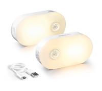 Lyridz Luce Notturna con Sensore di Movimento,Stick on Ricaricabile Nightlight Luce aricabile, regolabile in continuo per Neonato's camera da letto