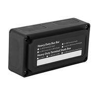 lyrlody 300A Bus BAR BASS Distribuzione Distribuzione Blocco della Barra del Bus Negativo 48 V Modulo di Busta Universale 48 V con Prigionieri di Terminali M8 per la Nave per Auto RV (Un nero))