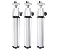 lyrlody 3pcs in Alluminio Telescope Tripod Mini Camera Tripode Tripode di Viaggio Portatile con Design Anti-shake Ad Altezza Regolabile per Telescopio Fotocamera DSLR