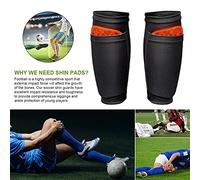 lyrlody 4 Coppie Gioventù Soccer Shin Guards for Kids & Adults Shin Pads for Boys Girls Football Giochi con la Protezione Leggera Eva Back Non Slip Gambe (Adulti)