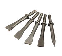 lyrlody 5 Pcs Set di Scalpelli a Martello Ad Aria con Eccellente Utensile Multiuso, Realizzato in Acciaio Molibdeno, Adatto per 150/190/250 Air Hammer, Ideale per Muratura e Demolizione in Cemento