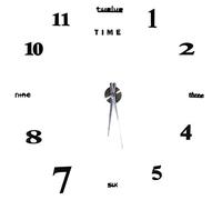 lyrlody Adesivo da parete Fai-Da-Te, 3D Adesivo Orologio Parete Decorazione con Specchio in Acrilico per Casa Ufficio Hotel, Muto, Autoadesivo, Senza Cornice, Nero