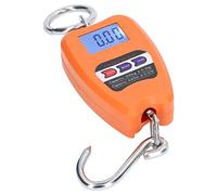 lyrlody Bilancia Digitale Sospesa da 200 Kg/400 Libbre, Resistente, Portatile, Retroilluminata, con Display LCD, Mini Gru, con Gancio in Acciaio Inox, Blocco Dati, Tara, Spegnimento