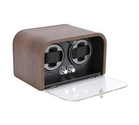 lyrlody Caricatore Automatico per Orologi, Scheda di densità della Fibra, Controllo della Luce LED Wireless, Funzionamento Silenzioso, 5 modalità per la Cura e il Display dell'orologio Meccanico (4