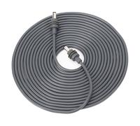 lyrlody Cavo di Alimentazione CC per Mini, Cavo di Prolunga in Gomma Rame 18 AWG con IP68 Impermeabile, Connettori in Metallo, Lunga Lunghezza per Telecamera di Sicurezza Illuminazione Esterna (2