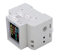 lyrlody Contatore Energetico Monofase D52-2066 AC 40-300V 6 Parametri Display LCD Trasformatore Integrato con Reset e Salvataggio Dati per Automazione Impianti Elettrici