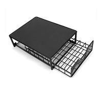 lyrlody Contenitore Porta Capsule Cialde caffè 54 Capsule, Coffee Capsule Drawer Cassetto di Stoccaggio per Capsule, 34 x 25 x 10cm