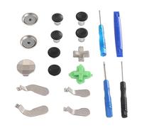 lyrlody Controller Paddle in Acciaio Inossidabile, Kit Leve Analogiche, | Set base joystick magnetico, pulsanti direzionali intercambiabili, parti di riparazione modello 1698, 6 levette 4 paddle