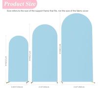 lyrlody Copertina per di Nozze Elastico Copertina di Copertura per Matrimoni Set di a Forma di Topro a Forma di Backdrop Kit Wrinklerysistant Design Flessibile con Materiale Premium per Materiale