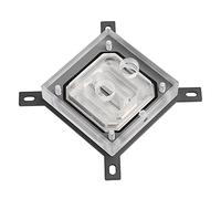 lyrlody CPU Water Block T2 Blocco di Raffreddamento Ad Acqua in Rame Placcato Nichel con Micro Waterway G1 da 0,5 Mm 4 Fili Lucidati a Specchio per Raffreddamento PC 115X 2011 2066