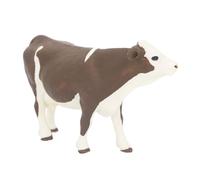 lyrlody Design Realistico, Esplorazione Educativa degli Animali, Pezzo Decorativo Versatile, Materiale Sicuro e Resistente, Opzione Ponderata con Figurina di Mucca Simmentale, Figurina della Mucca