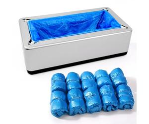 lyrlody Dispenser Automatico, Design Durevole con Fessura a T, 200 Copriscarpe Inclusi per Uso Domestico e in Ufficio (100PCS)