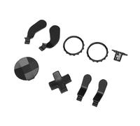lyrlody Impugnature Metalliche per Series 2, Acciaio Inossidabile (BLACK) | Testine joystick magnetiche intercambiabili, impugnatura antiscivolo testurizzata, kit di mappatura pulsanti fai-da-te,