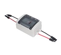lyrlody Interruttore Automatico CC con Scatola Impermeabile IP65, Interruttore Isolatore CC PV 500 V in Policarbonato ABS per Inverter Pannello Solare, Protezione da Sovraccarico e Cortocircuito per