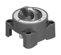 lyrlody Interruttore Batteria Mini On Off Interruttore Staccabatteria ABS Ottone da 12 A 48 V 350 A 2 Posizioni con Borchie Stagnate per Macchina da Costruzione per Yacht, Barca per Auto (BLACK)
