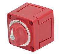 lyrlody Interruttore di Disconnessione della Batteria 12V-48V 300A Taglia l'isolatore con Copertura per Polvere per Camere Automobilistiche Marine per off-1-2- Costruzione in Ottone ABS