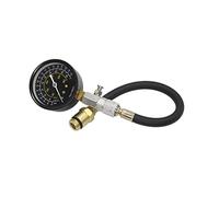 lyrlody Kit Tester di Compressione, con Manometro a Pressione 0-300psi, Misurazione Rapida e Accurata, Gestione Senza Sforzo, Compatibile con Filettature 14 Mm e 18 Mm per Automotivi e
