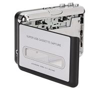 lyrlody Lettore Cassette Portatile, Lettore Tape con Convertitore MP3, Cuffia USB 3.5mm AUX, per Computer Masterizzatore CD