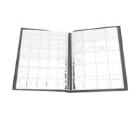 lyrlody Libro della Collezione di Monete 250 Tasche Album Monete Che Collezionano Libro con 10 Pagine per Badge Medaglie di Token e Archiviazione (Brown)