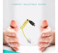 lyrlody Luce LED Flessibile, Lampada Bianca Regolabile per GameBoy Advance, Plug and Play, Design Compatto e Leggero per un Gioco Facile