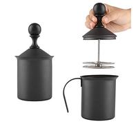 lyrlody MANUALE FROTHER MATTURA, ACCIAIO IN ACCIAIO IN INCIAILE MAGHE MACCHE STRUMENTO MAKER, Ideale per Uso Domestico e Commerciale, Design Facile da Pulire, Ergonomico (400ml)