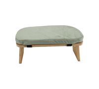 lyrlody Panca da Meditazione, Sgabello da Meditazione in Bambù con Cuscinetto Rimovibile e Cerniera Magnetica Bloccante, Sedia Pieghevole per Yoga Preghiera Zen Seiza (GREEN)