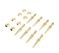 lyrlody Picchi per Altoparlanti Set di Piedini Isolanti in Rame 8 Pezzi Altezza Regolabile con Cuscinetti di Base per Subwoofer e Giradischi Controllo delle Vibrazioni per Altoparlanti Amplificatori