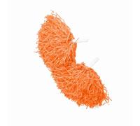lyrlody Pom Pom Cheerleader 2pz 8 Colori PE Leggeri Accessori per Cheer Squad Look per Feste Sportive Spettacoli Palco (Orange)