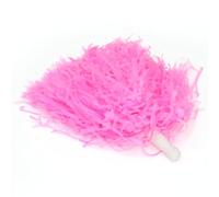 lyrlody Pom Pom Cheerleader 2pz 8 Colori PE Leggeri Accessori per Cheer Squad Look per Feste Sportive Spettacoli Palco (Pink)