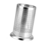 lyrlody Porta Bacchette in Acciaio Inossidabile, Stendino Porta Bacchette Ispessito con Fori di Drenaggio, Cestino Organizzatore per Utensili per Bancone della Sala da Pranzo del Ristorante