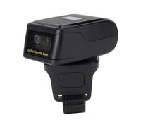 lyrlody Scanner di Codici a Barre 2D, Design Ad Anello Portatile, Lettore di Codici a Barre Wireless Ad Alta Precisione per la Gestione dell'inventario e le Applicazioni di Vendita Al Dettaglio