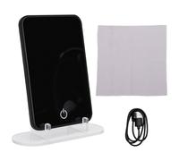 lyrlody Schermo di Visualizzazione con LED, Display con LED Intelligenti per PC Controllo APP Bluetooth da 4,9 Pollici Testo Posteriore Magnetico GIF Suono Reattivo per Frigorifero Telefono Desktop