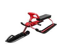 lyrlody Slitta Snow Racer, Materiale HDPE, Volante e Doppi Freni, per Bambini e Adolescenti, Dimensioni 47,2 X 19,7 X 15 Pollici