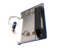 lyrlody Supporto per Smerigliatrice Angolare, Supporto Regolabile in Acciaio Inossidabile per Taglio Smussato di Piastrelle a 45 Gradi, Perfetto per Lavori in Ceramica e Pietra