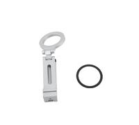 lyrlody Supporto per Telefono Magnetico, Treppiede Portatile Pieghevole in Lega di Alluminio con Rotazione di 360° e Attacco a Vite da 1/4" per Telefoni da 12 a 16 e Telefoni Android (SILVER)