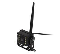 lyrlody Telecamera Wireless per Retromarcia WiFi, Videocamera di Backup a 12V-24V, Visione Notturna IR HD, Angolo Largo 170°, Impermeabile IP67/68, Registrazione Video, Connessione