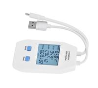 lyrlody Tester USB USB Meter Power Tester UT658A UT658C UT658 Doppio Voltmetro Digitale Amperometro Tensione Corrente capacità Misura con Porte Type A Type C per Caricabatterie Cavi e (UT658 Doppio)