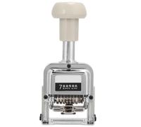 lyrlody Timbro Automatico Numeratore 7 Cifre, Macchina per Numerazione con Auto Inchiostrazione, Marcatore 7507 per Fatture, Numeri File, Ufficio Scolastico