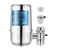 lyrlody Tocca del Filtro Dell'acqua a 8 Strati con Doppia Uscita, Rimuove le impurità per la Cassaforte e L'acqua, Facile Installazione per Cucina, Bagno