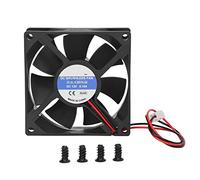 lyrlody Ventola di Raffreddamento CPU 80 Mm Silenzioso 7 Pale Flusso D'aria Elevato con Connettore a 3 Pin Installazione Semplice per PC SSF HTPC Chassis (2000RPM)