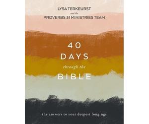 Lysa TerKeurst 40 Days Through the Bible (Tascabile)