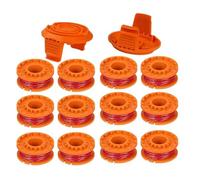 Lyshujli Bobina di filo di ricambio per decespugliatore WA0010 WA0004 da 0,2 cm e 3 m, compatibile con Worx WG150 WG151 WG154 WG160 WG163 WG175 WG180