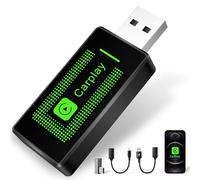 Lyssiefeel Wireless Carplay Adapter for iPhone,2024 Upgrade USB CarPlay Wireless Stick,Easy Plug & Play,Compatible with Cars from 2016 & iPhone iOS 10+ (CLZ121)